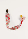 Margot Dummy Clip in Red Made with Liberty Fabric ACCESSORIES from Pepa London US