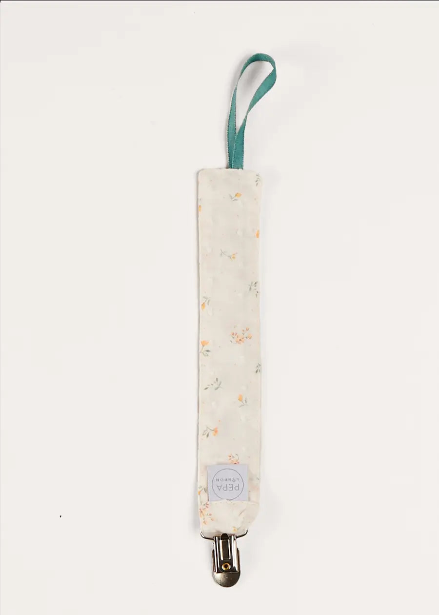 Esme Floral Dummy Clip in White ACCESSORIES from Pepa London US