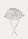 Ellis Birds Tie Hat in Blue Made with Liberty Fabric (XS-L) ACCESSORIES from Pepa London US