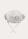 Ellis Birds Tie Hat in Blue Made with Liberty Fabric (XS-L) ACCESSORIES from Pepa London US