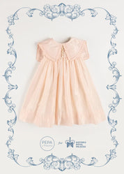 The Royal Silk Dress in Rose (4-10yrs) Dresses from Pepa London US