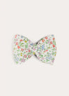 Cordelia Floral Medium Bow Clip in Pink Made with Liberty Fabric HAIR ACCESSORIES from Pepa London US