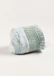 The Regency Floral Organza Bonnet in Green (S-M) PRE-ORDER Bonnets from Pepa London US