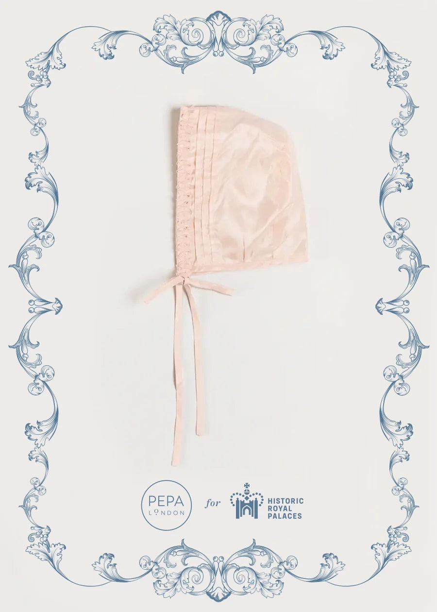 The Royal Silk Bonnet in Rose (S-M) Bonnets from Pepa London US
