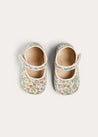 Cordelia Liberty Floral Mary Jane Pram Shoes in Pink (17-20EU) SHOES from Pepa London US