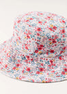 Louisa Floral Beach Hat in Pink (S-M) ACCESSORIES from Pepa London US