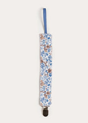 Beatrice Floral Dummy Clip Dummy Clip in Blue (OS) Accessories from Pepa London US