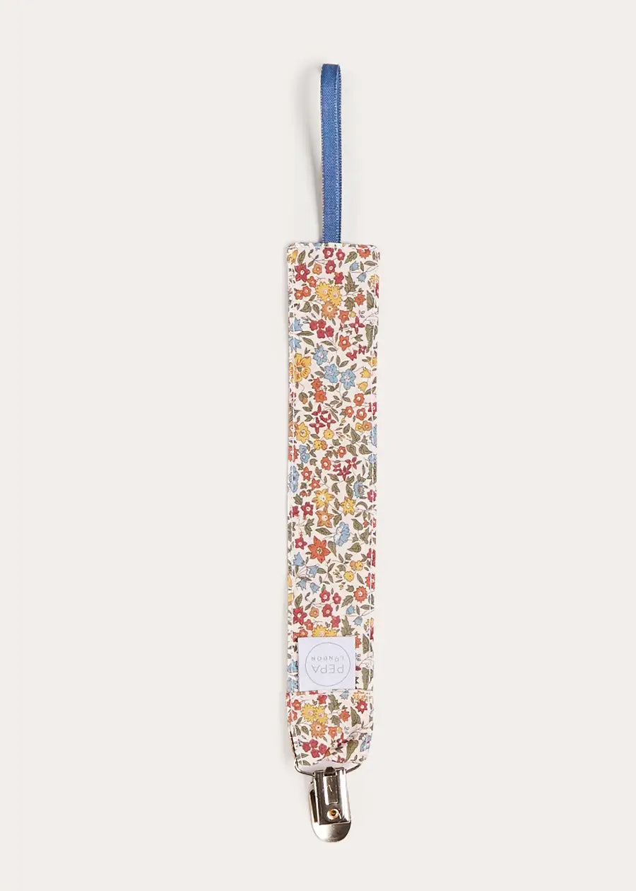 Marianne Floral Dummy Clip in Toffee Made with Liberty Fabric (OS) Accessories from Pepa London US