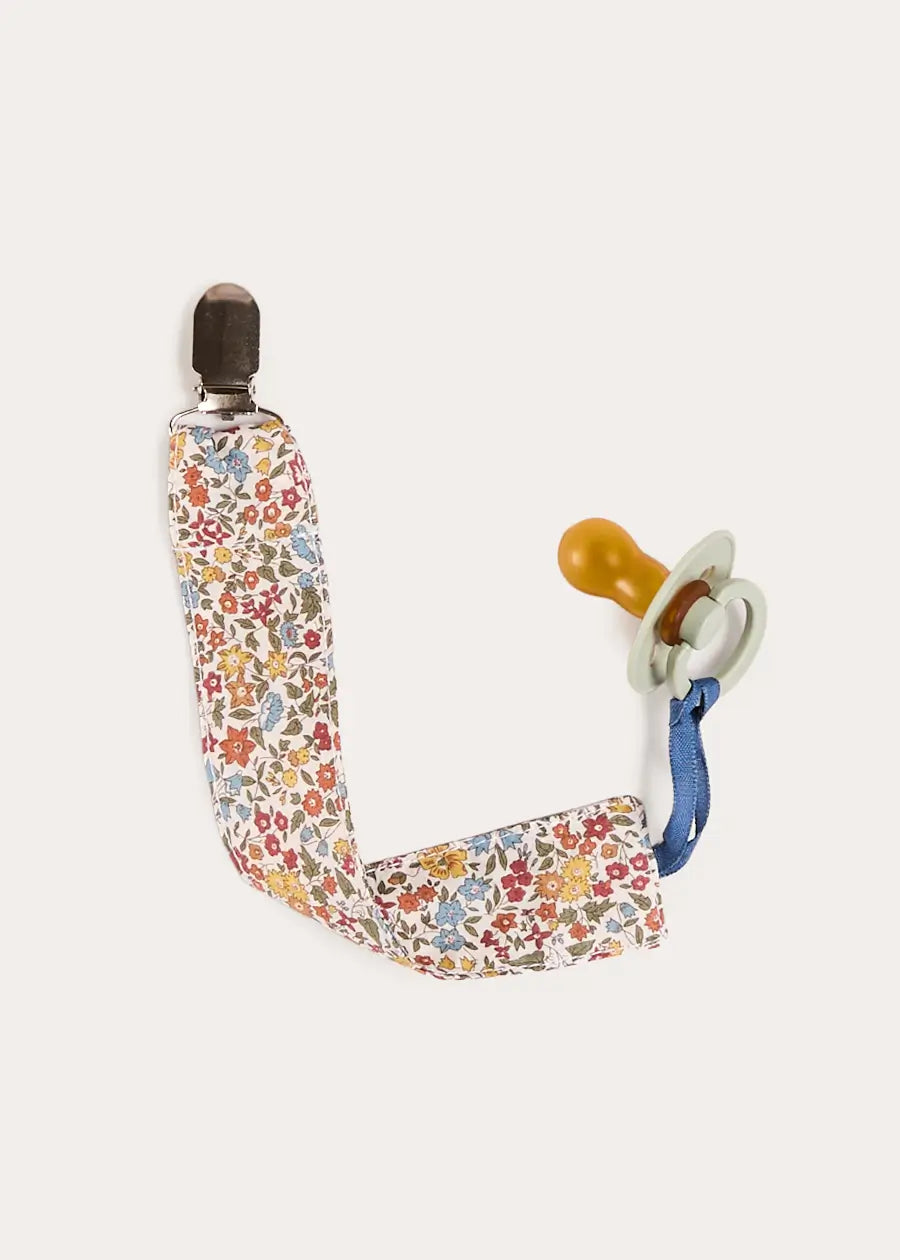 Marianne Floral Dummy Clip in Toffee Made with Liberty Fabric (OS) Accessories from Pepa London US