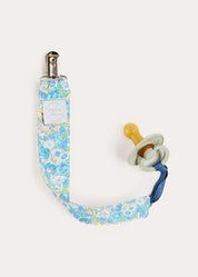 Leontyne Floral Dummy Clip in Blue Made with Liberty Fabric Accessories from Pepa London US