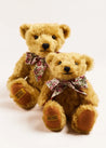 Limited-Edition Merrythought & Pepa Teddy Bear with Daphne Floral Bow Toys  from Pepa London US