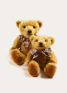 Limited-Edition Merrythought & Pepa Teddy Bear with Daphne Floral Bow Toys from Pepa London US