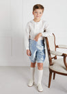 Blue Silk Pageboy Knickerbockers (12mths-10yrs) Trousers  from Pepa London US