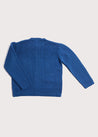 Pocket Front Cardigan in Blue (6mths-10yrs) Knitwear  from Pepa London US