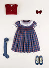 The Eaton Check Dress Girl Look Look  from Pepa London US