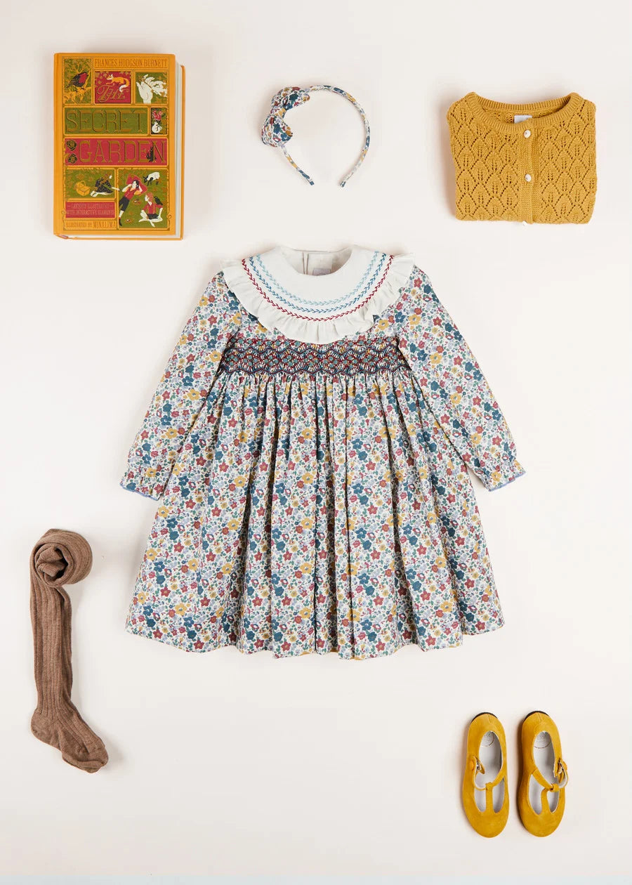 The Emilia Floral Dress Girl Look LOOK from Pepa London US