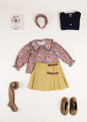 The Beatrice Floral Blouse and Skirt Girl Look LOOK from Pepa London US