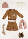 The Brown Knitted Co-ord Set Girl Look Look  from Pepa London US