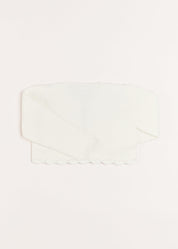 Girls Cropped Celebration Cardigan in Ivory (12mths-10yrs) Knitwear from Pepa London US
