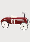 Vintage Metal Sit-On Car In Burgundy Toys  from Pepa London US