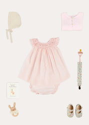 The Pink Hand Smocked Dress Newborn Look Look from Pepa London US