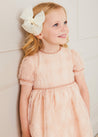 Floral Detail Party Dress In Pink (2-10yrs) DRESSES  from Pepa London US