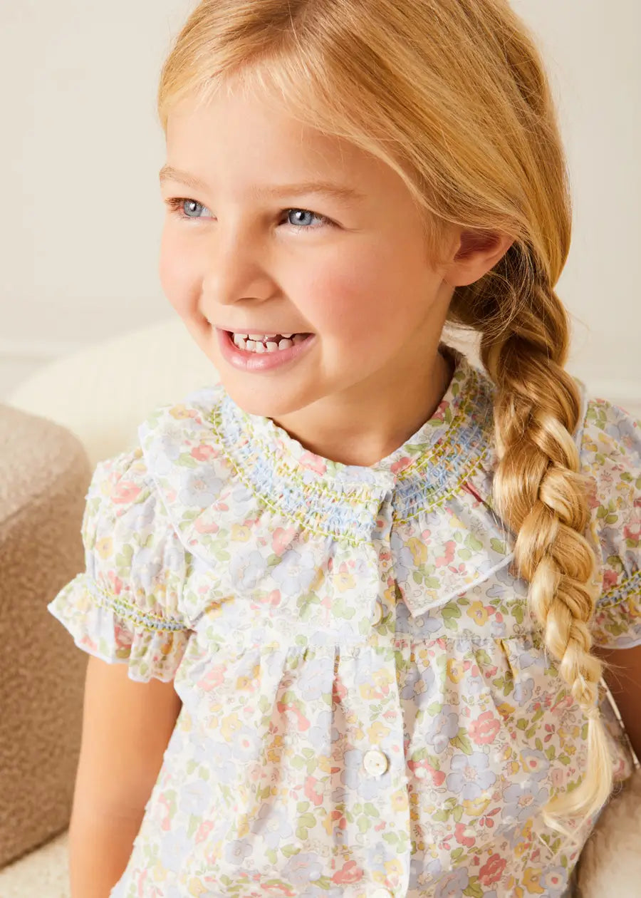 The Clara Short Sleeve Pyjamas Toddler Girl Look Look from Pepa London US