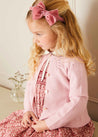 Velvet Hair-Band in Pink Hair Accessories from Pepa London US