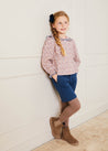 Long Line Culottes In Blue (4-10yrs) SHORTS  from Pepa London US