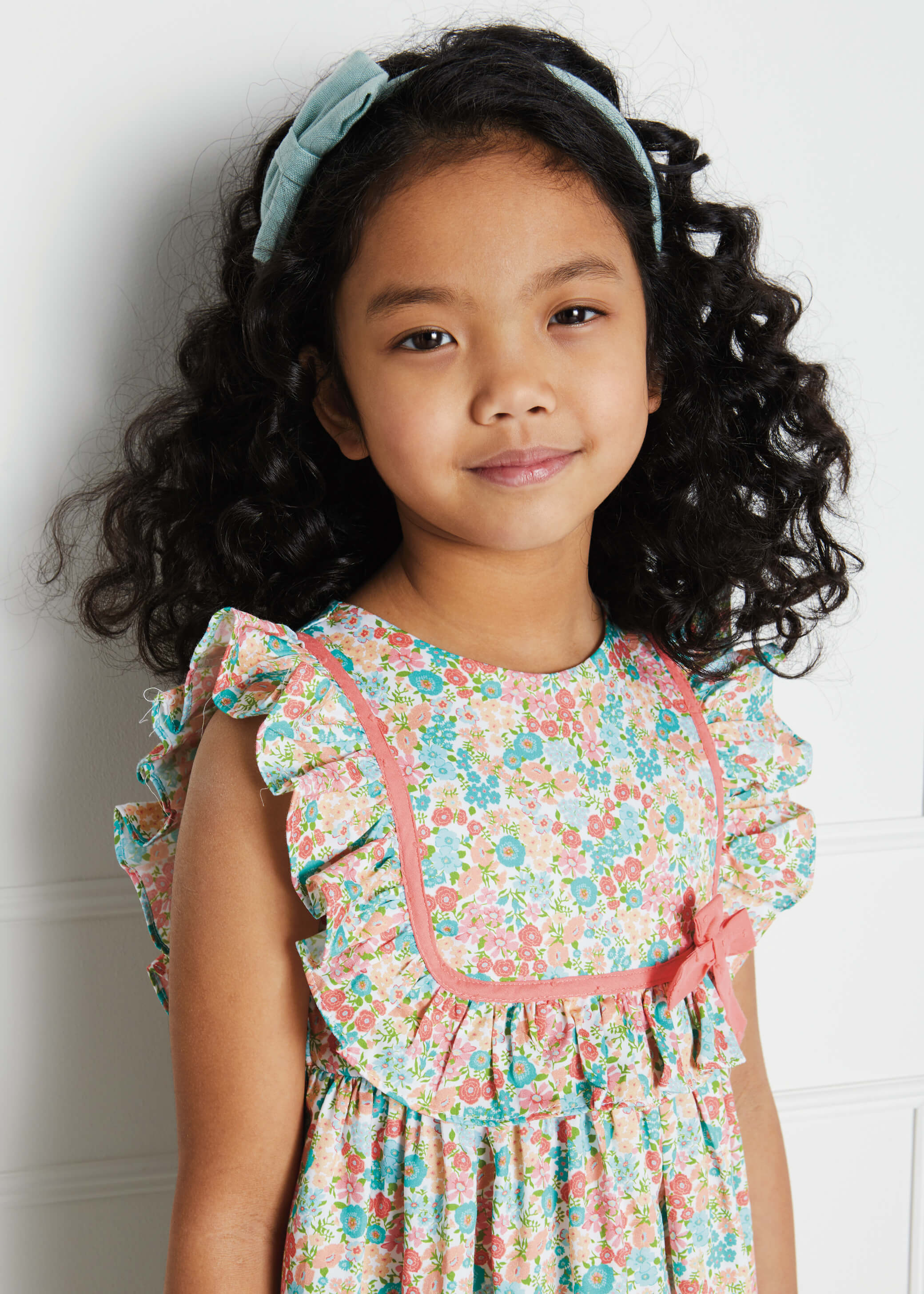 Green Linen Hairband HAIR ACCESSORIES from Pepa London