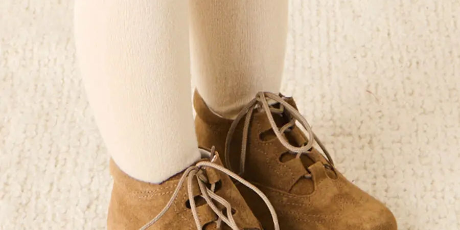 Suede Oxford Baby Booties in Brown (20-24EU) Shoes from Pepa London