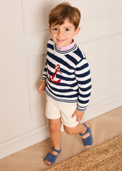 Elasticated Waist Shorts in Cream (12mths-4yrs) SHORTS from Pepa London US