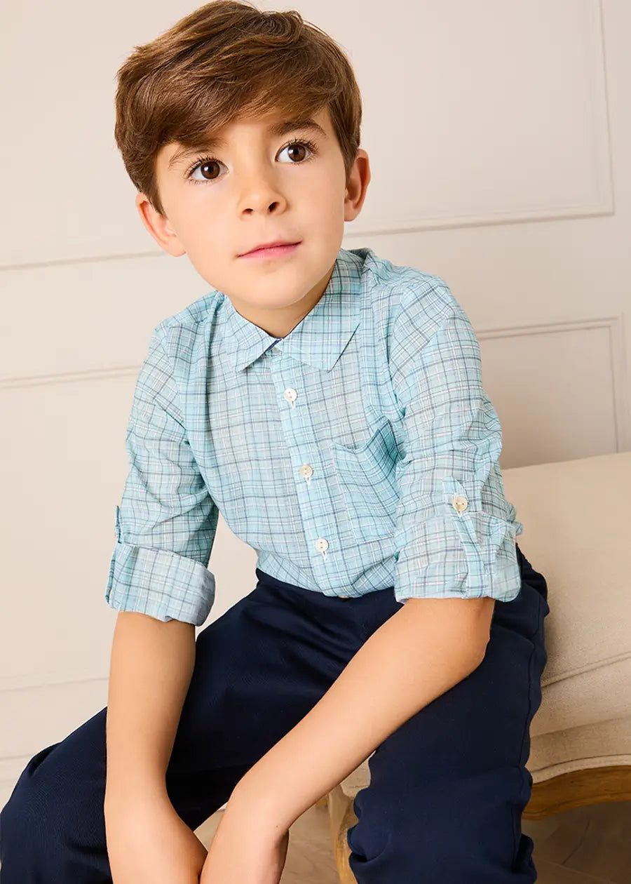 Pocket Detail Chino Trousers in Navy (4-10yrs)