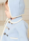 The French Blue Hand Smocked Romper Baby Boy Look Look  from Pepa London US