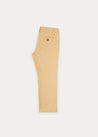 Five pocket Chino Trousers in Beige (4-10yrs) TROUSERS from Pepa London US