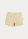 Plain Chino Shorts in Camel (4-10yrs) Shorts  from Pepa London US