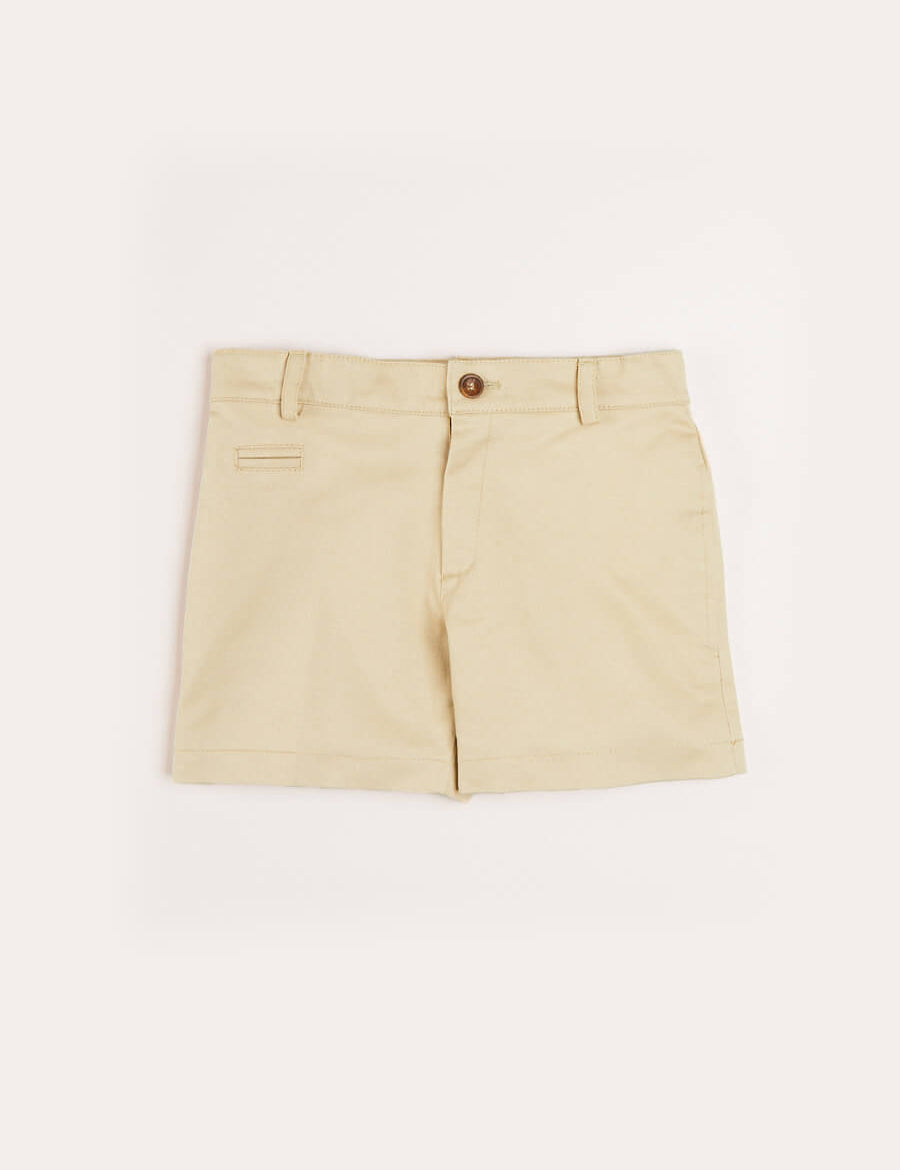 Plain Chino Shorts in Camel (4-10yrs) Shorts  from Pepa London US