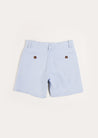 Striped Pocket Detail Shorts in Blue (4-10yrs) Shorts  from Pepa London US
