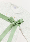 Lilibeth Floral Print Bow Detail Dressing Gown in Blue (2-10yrs) Nightwear  from Pepa London US