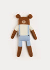 Knitted Bear Toy in Brown Toys  from Pepa London US