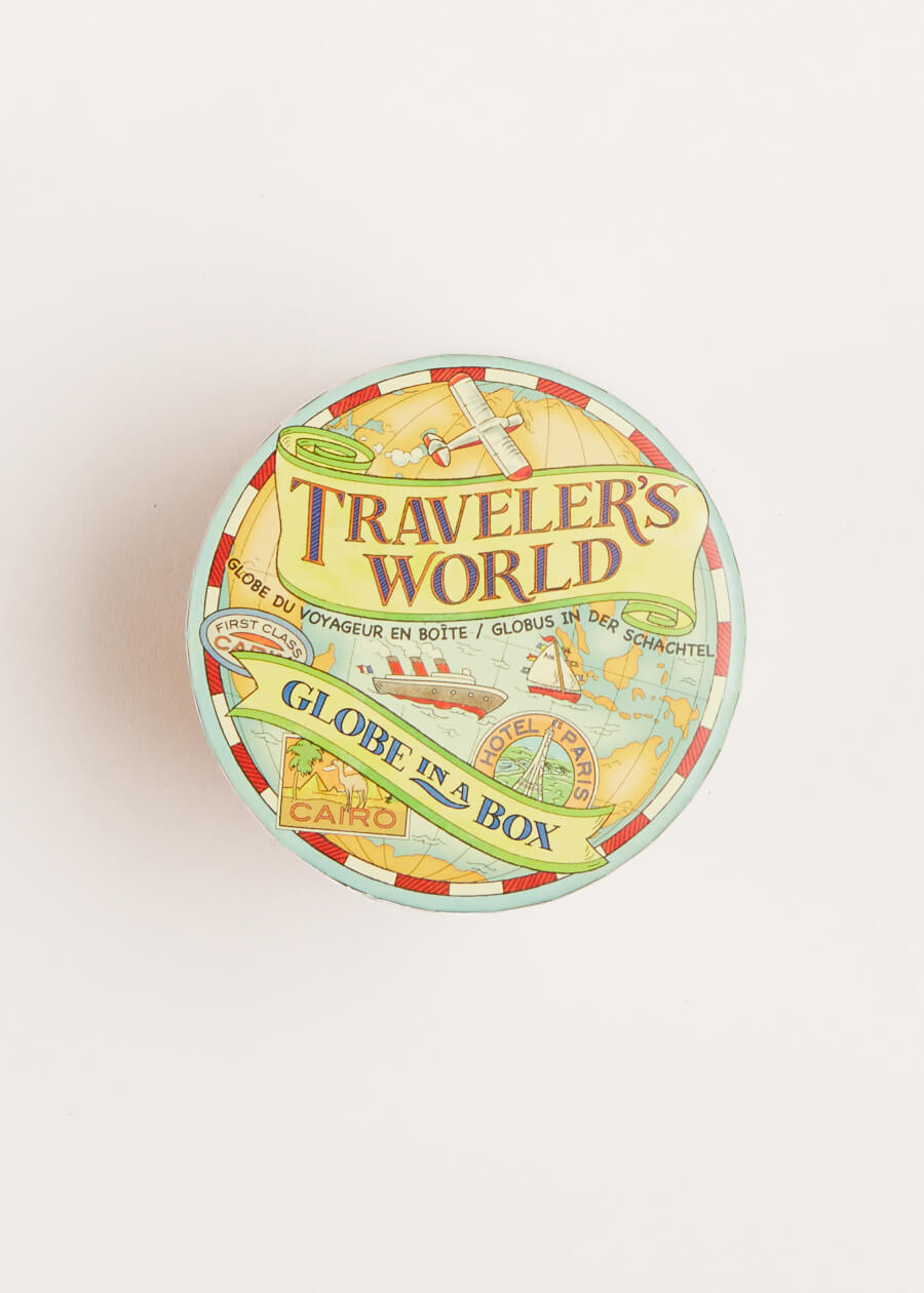 Traveller's World Globe in Box in Blue TOYS from Pepa London US