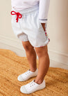Canvas Plimsolls in White (20-34EU) Shoes from Pepa London US