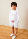 The Boat Motif Rashguard Toddler Boy Look Look from Pepa London US