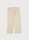 Pocket Detail Chino Trousers in Beige (4-10yrs) Trousers  from Pepa London US