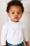 Long Sleeve Peter Pan Collar Top in White (6mths-2yrs) TOPS & BODYSUITS  from Pepa London US