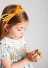 Bertioli & Pepa Hand Smocked Bee Motif Dress (12mths-10yrs) Dresses  from Pepa London US