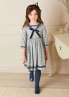 The Evelyn Floral Mariner Dress Girl Look Look  from Pepa London US