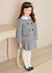 Walton Boucle Jacket in Blue (4-10yrs) Coats  from Pepa London US