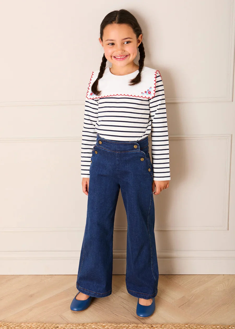 The Scallop Jeans Girl Look Look from Pepa London US