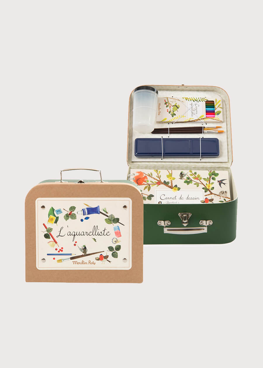 Watercolour Artists Kit In Mini Suitcase Toys from Pepa London US